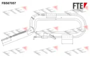 Seilzug, Feststellbremse vorne FTE 9250212