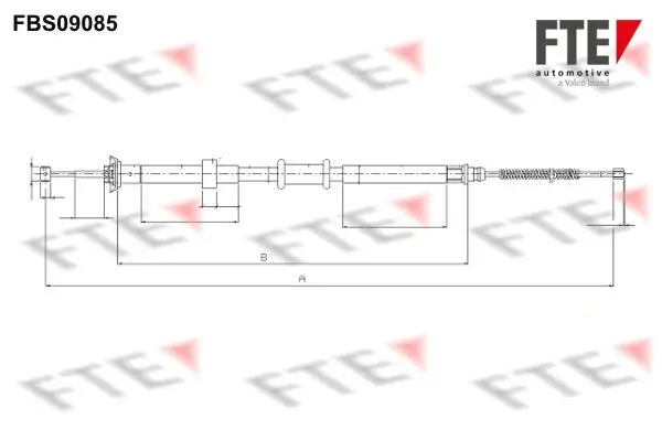 Seilzug, Feststellbremse hinten links FTE 9250303