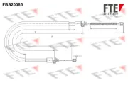 Seilzug, Feststellbremse hinten FTE FBS20085