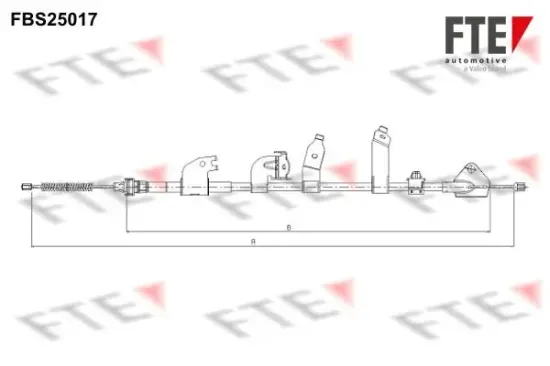 Seilzug, Feststellbremse FTE 9250606 Bild Seilzug, Feststellbremse FTE 9250606