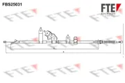 Seilzug, Feststellbremse hinten links FTE 9250620