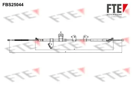 Seilzug, Feststellbremse FTE 9250633 Bild Seilzug, Feststellbremse FTE 9250633