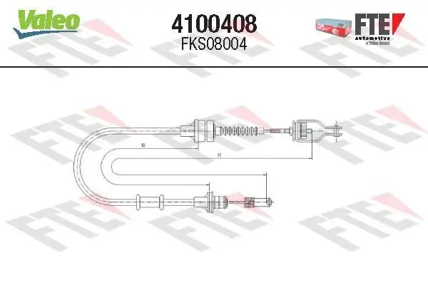 Seilzug, Kupplungsbetätigung FTE 4100408