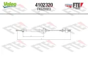 Seilzug, Kupplungsbetätigung FTE 4102320