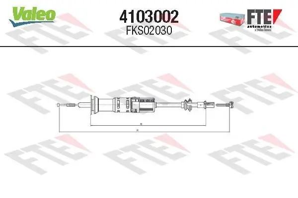 Seilzug, Kupplungsbetätigung FTE 4103002