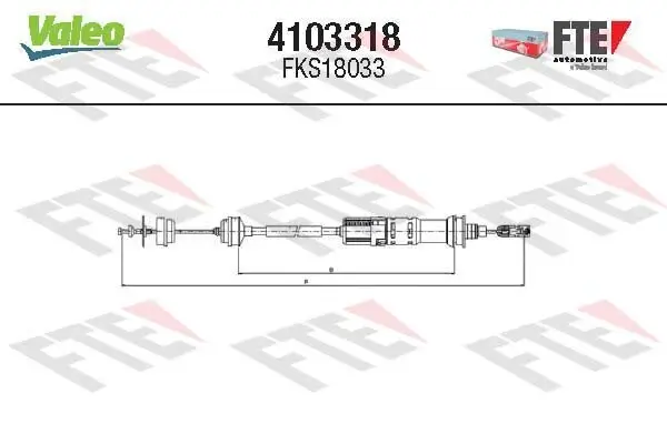 Seilzug, Kupplungsbetätigung FTE 4103318