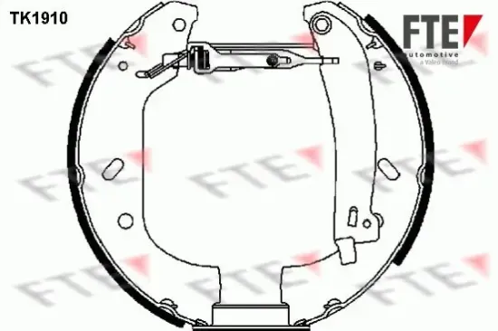 Bremsbackensatz FTE TK1910 Bild Bremsbackensatz FTE TK1910