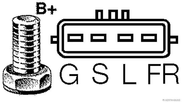 Generator 14 V HERTH+BUSS JAKOPARTS J5115078