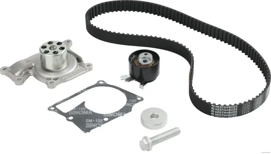 Wasserpumpe + Zahnriemensatz HERTH+BUSS JAKOPARTS J1101010 Bild Wasserpumpe + Zahnriemensatz HERTH+BUSS JAKOPARTS J1101010