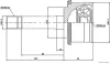 Gelenksatz, Antriebswelle HERTH+BUSS JAKOPARTS J2820302 Bild Gelenksatz, Antriebswelle HERTH+BUSS JAKOPARTS J2820302