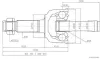 Gelenksatz, Antriebswelle HERTH+BUSS JAKOPARTS J2826019 Bild Gelenksatz, Antriebswelle HERTH+BUSS JAKOPARTS J2826019