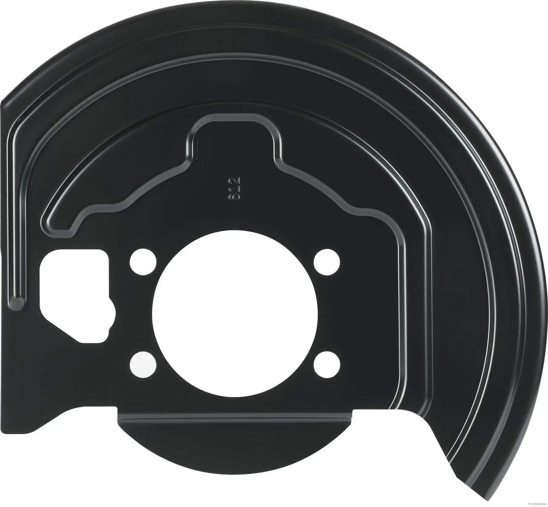 Spritzblech, Bremsscheibe Vorderachse links HERTH+BUSS JAKOPARTS J3321006