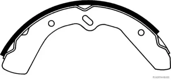 Bremsbackensatz HERTH+BUSS JAKOPARTS J3500320 Bild Bremsbackensatz HERTH+BUSS JAKOPARTS J3500320