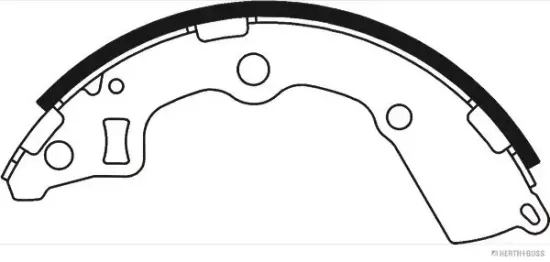 Bremsbackensatz HERTH+BUSS JAKOPARTS J3500322 Bild Bremsbackensatz HERTH+BUSS JAKOPARTS J3500322