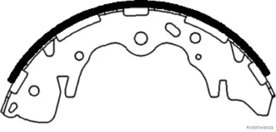 Bremsbackensatz HERTH+BUSS JAKOPARTS J3500529 Bild Bremsbackensatz HERTH+BUSS JAKOPARTS J3500529