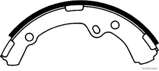 Bremsbackensatz Vorderachse HERTH+BUSS JAKOPARTS J3502015 Bild Bremsbackensatz Vorderachse HERTH+BUSS JAKOPARTS J3502015