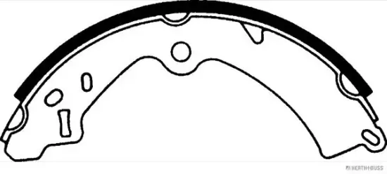 Bremsbackensatz Hinterachse HERTH+BUSS JAKOPARTS J3508006 Bild Bremsbackensatz Hinterachse HERTH+BUSS JAKOPARTS J3508006