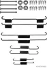 Zubehörsatz, Bremsbacken Hinterachse HERTH+BUSS JAKOPARTS J3560301