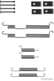 Zubehörsatz, Bremsbacken Hinterachse HERTH+BUSS JAKOPARTS J3560302