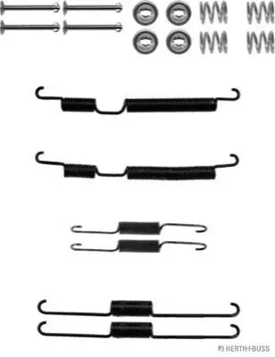 Zubehörsatz, Bremsbacken Hinterachse HERTH+BUSS JAKOPARTS J3560501 Bild Zubehörsatz, Bremsbacken Hinterachse HERTH+BUSS JAKOPARTS J3560501