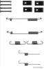 Zubehörsatz, Bremsbacken Hinterachse HERTH+BUSS JAKOPARTS J3560505
