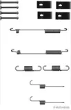 Zubehörsatz, Bremsbacken Hinterachse HERTH+BUSS JAKOPARTS J3560505