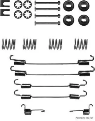 Zubehörsatz, Bremsbacken Hinterachse HERTH+BUSS JAKOPARTS J3561008