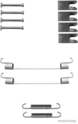 Zubehörsatz, Bremsbacken Hinterachse HERTH+BUSS JAKOPARTS J3561014