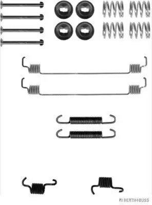 Zubehörsatz, Bremsbacken Hinterachse HERTH+BUSS JAKOPARTS J3561015 Bild Zubehörsatz, Bremsbacken Hinterachse HERTH+BUSS JAKOPARTS J3561015