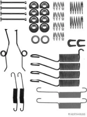 Zubehörsatz, Bremsbacken HERTH+BUSS JAKOPARTS J3562005