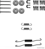 Zubehörsatz, Bremsbacken Hinterachse HERTH+BUSS JAKOPARTS J3562008