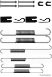 Zubehörsatz, Bremsbacken Hinterachse HERTH+BUSS JAKOPARTS J3562014