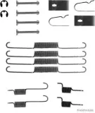 Zubehörsatz, Bremsbacken Hinterachse HERTH+BUSS JAKOPARTS J3563000