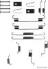 Zubehörsatz, Bremsbacken Hinterachse HERTH+BUSS JAKOPARTS J3563007