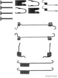 Zubehörsatz, Bremsbacken Hinterachse HERTH+BUSS JAKOPARTS J3563008