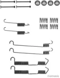 Zubehörsatz, Bremsbacken Hinterachse HERTH+BUSS JAKOPARTS J3568006