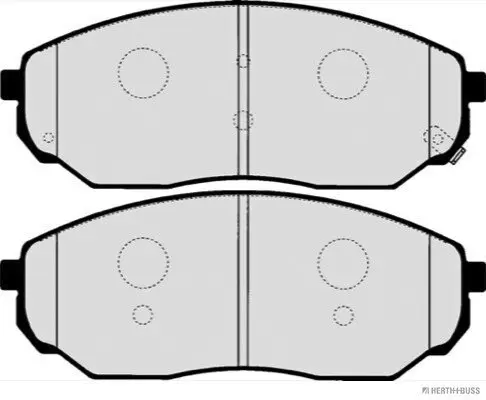 Bremsbelagsatz, Scheibenbremse Vorderachse HERTH+BUSS JAKOPARTS J3600318 Bild Bremsbelagsatz, Scheibenbremse Vorderachse HERTH+BUSS JAKOPARTS J3600318