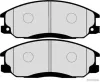Bremsbelagsatz, Scheibenbremse Vorderachse HERTH+BUSS JAKOPARTS J3600531 Bild Bremsbelagsatz, Scheibenbremse Vorderachse HERTH+BUSS JAKOPARTS J3600531