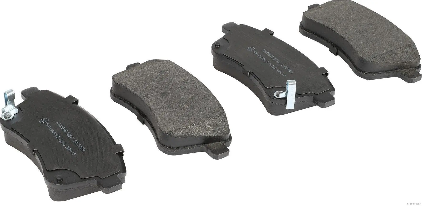 Bremsbelagsatz, Scheibenbremse Vorderachse HERTH+BUSS JAKOPARTS J3600538