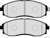Bremsbelagsatz, Scheibenbremse Vorderachse HERTH+BUSS JAKOPARTS J3600542 Bild Bremsbelagsatz, Scheibenbremse Vorderachse HERTH+BUSS JAKOPARTS J3600542