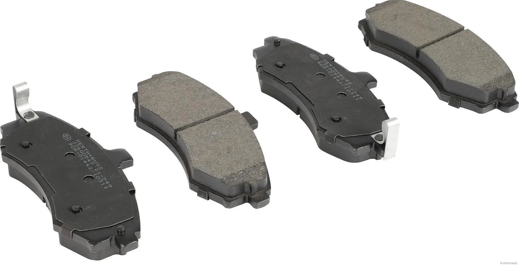Bremsbelagsatz, Scheibenbremse Vorderachse HERTH+BUSS JAKOPARTS J3600547