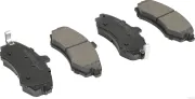 Bremsbelagsatz, Scheibenbremse Vorderachse HERTH+BUSS JAKOPARTS J3600547
