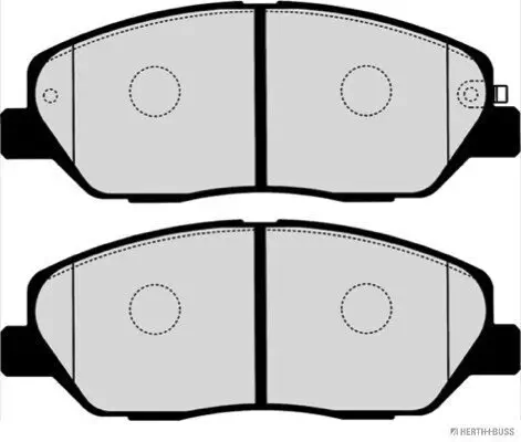 Bremsbelagsatz, Scheibenbremse Vorderachse HERTH+BUSS JAKOPARTS J3600549 Bild Bremsbelagsatz, Scheibenbremse Vorderachse HERTH+BUSS JAKOPARTS J3600549