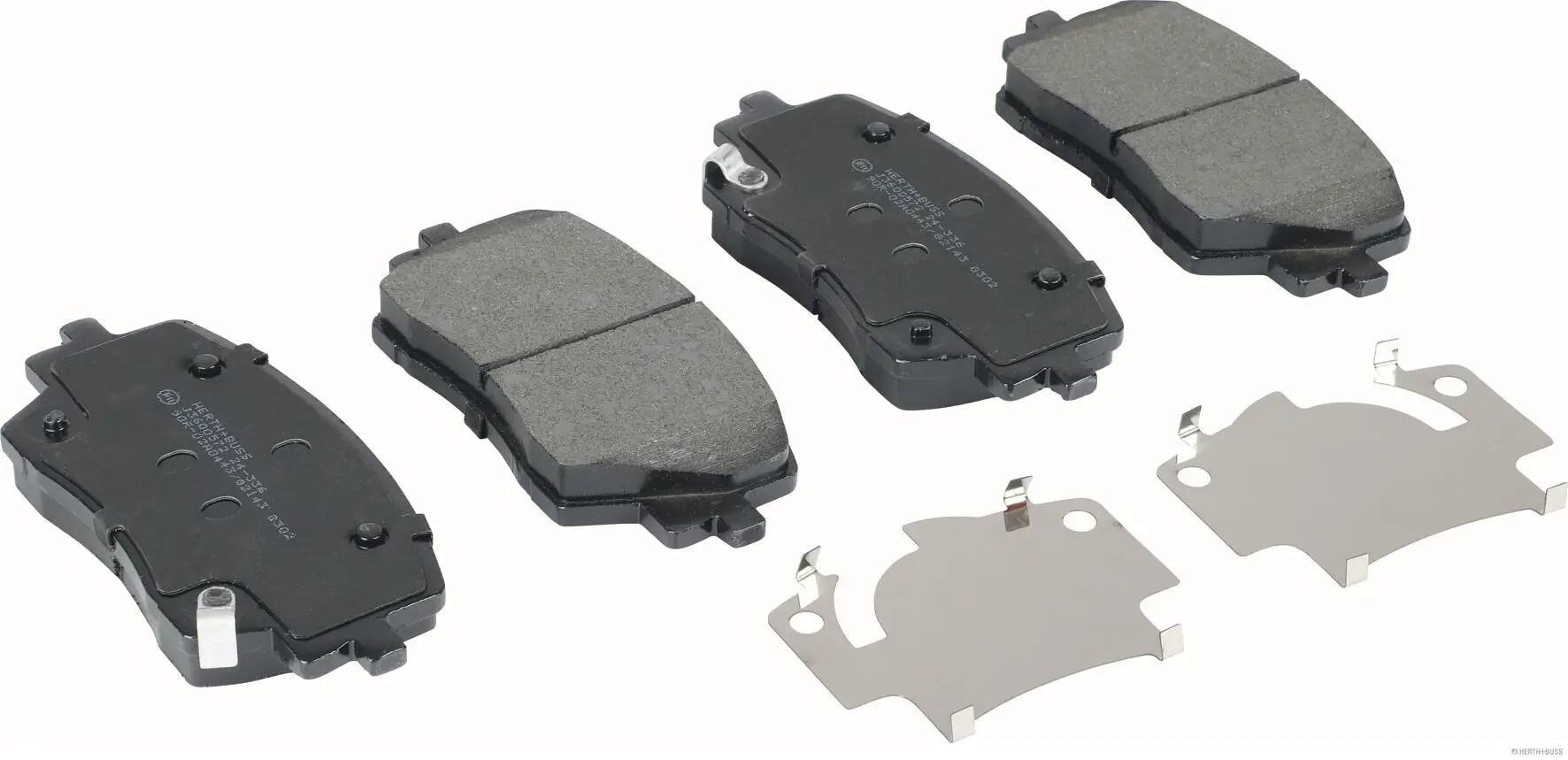 Bremsbelagsatz, Scheibenbremse Vorderachse HERTH+BUSS JAKOPARTS J3600572