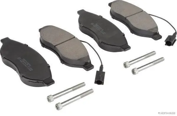 Bremsbelagsatz, Scheibenbremse Vorderachse HERTH+BUSS JAKOPARTS J3600825