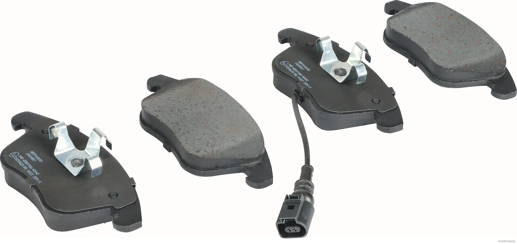 Bremsbelagsatz, Scheibenbremse Vorderachse HERTH+BUSS JAKOPARTS J3600857