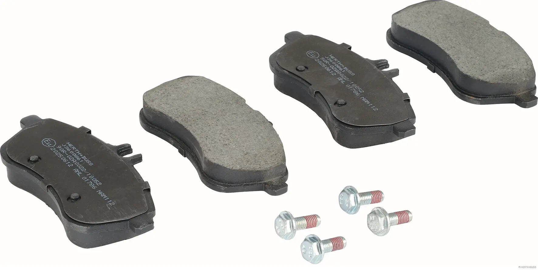 Bremsbelagsatz, Scheibenbremse Vorderachse HERTH+BUSS JAKOPARTS J3600861