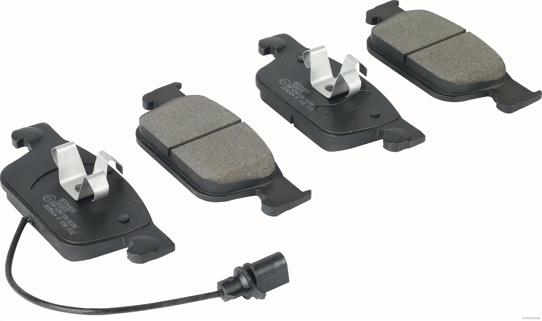 Bremsbelagsatz, Scheibenbremse Vorderachse HERTH+BUSS JAKOPARTS J3600870