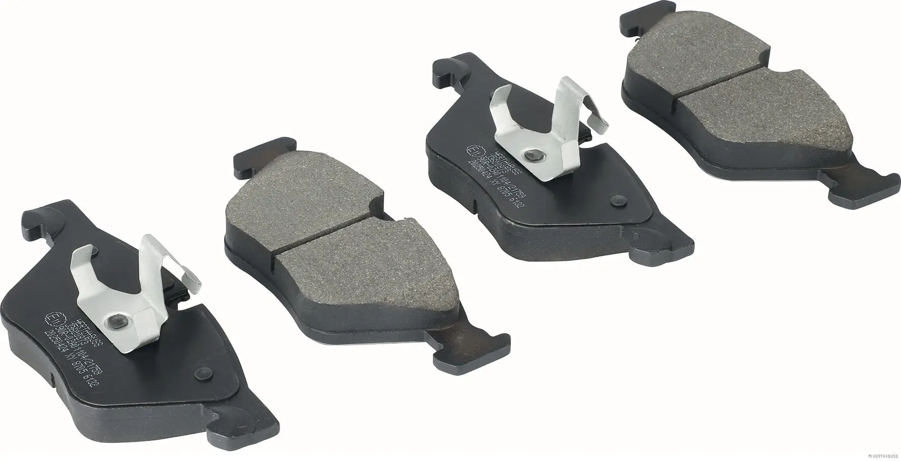 Bremsbelagsatz, Scheibenbremse Vorderachse HERTH+BUSS JAKOPARTS J3600873