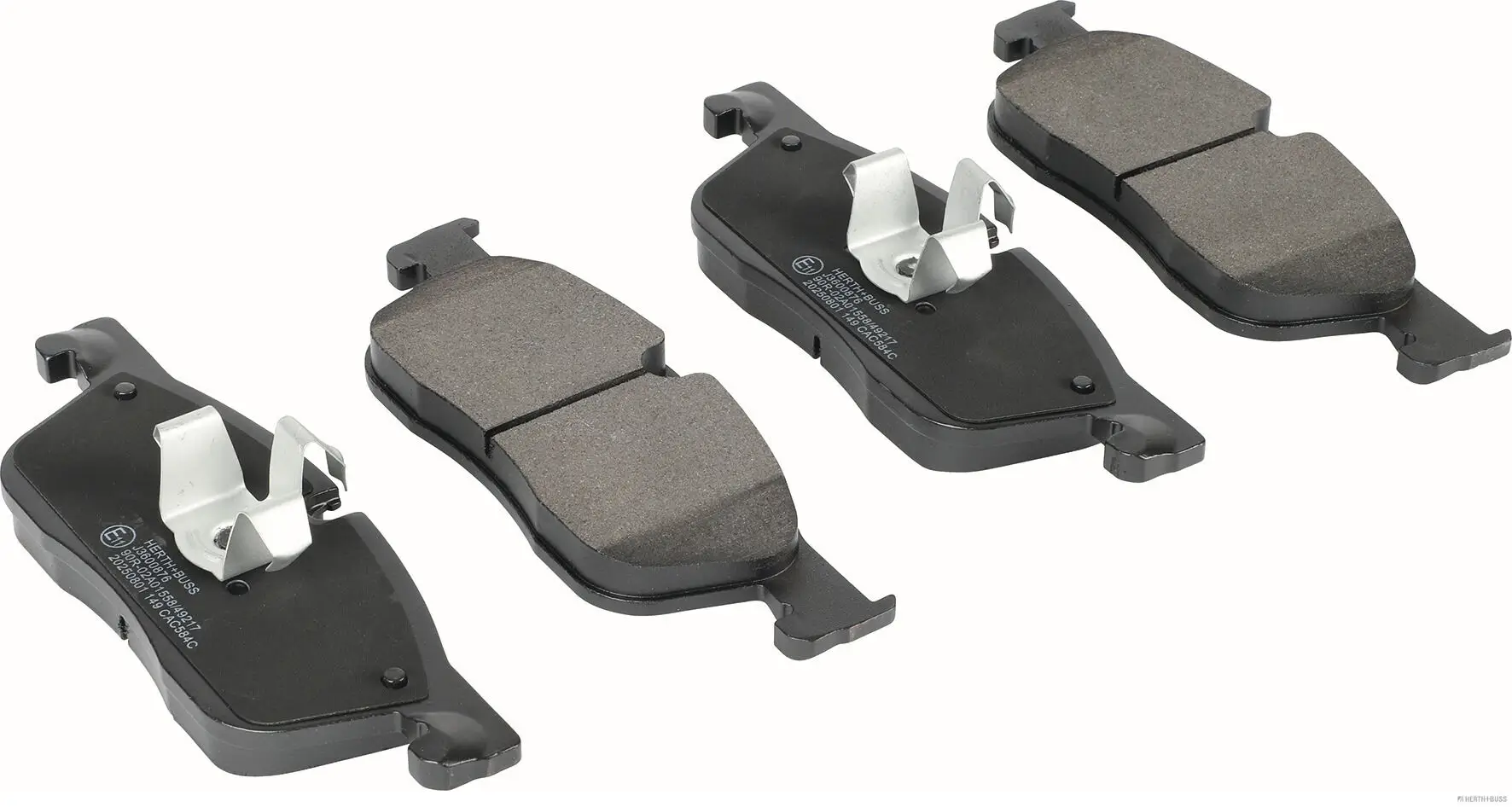 Bremsbelagsatz, Scheibenbremse Vorderachse HERTH+BUSS JAKOPARTS J3600876